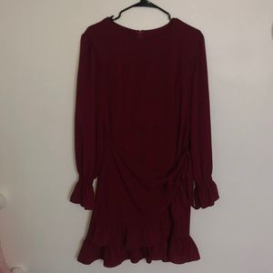 Maroon dress worn once